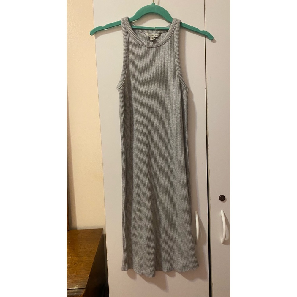Calvin Klein grey knit dress